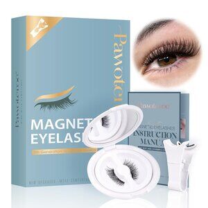 Magnetic Cat  Eye Lashes w/ Applicator Soft Magnets False Magnetic Kit